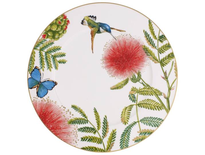 Pizzateller VILLEROY & BOCH Platzteller Amazonia Anmut ø 30,9 cm bunt , bunt, Speiseteller, Pizzateller