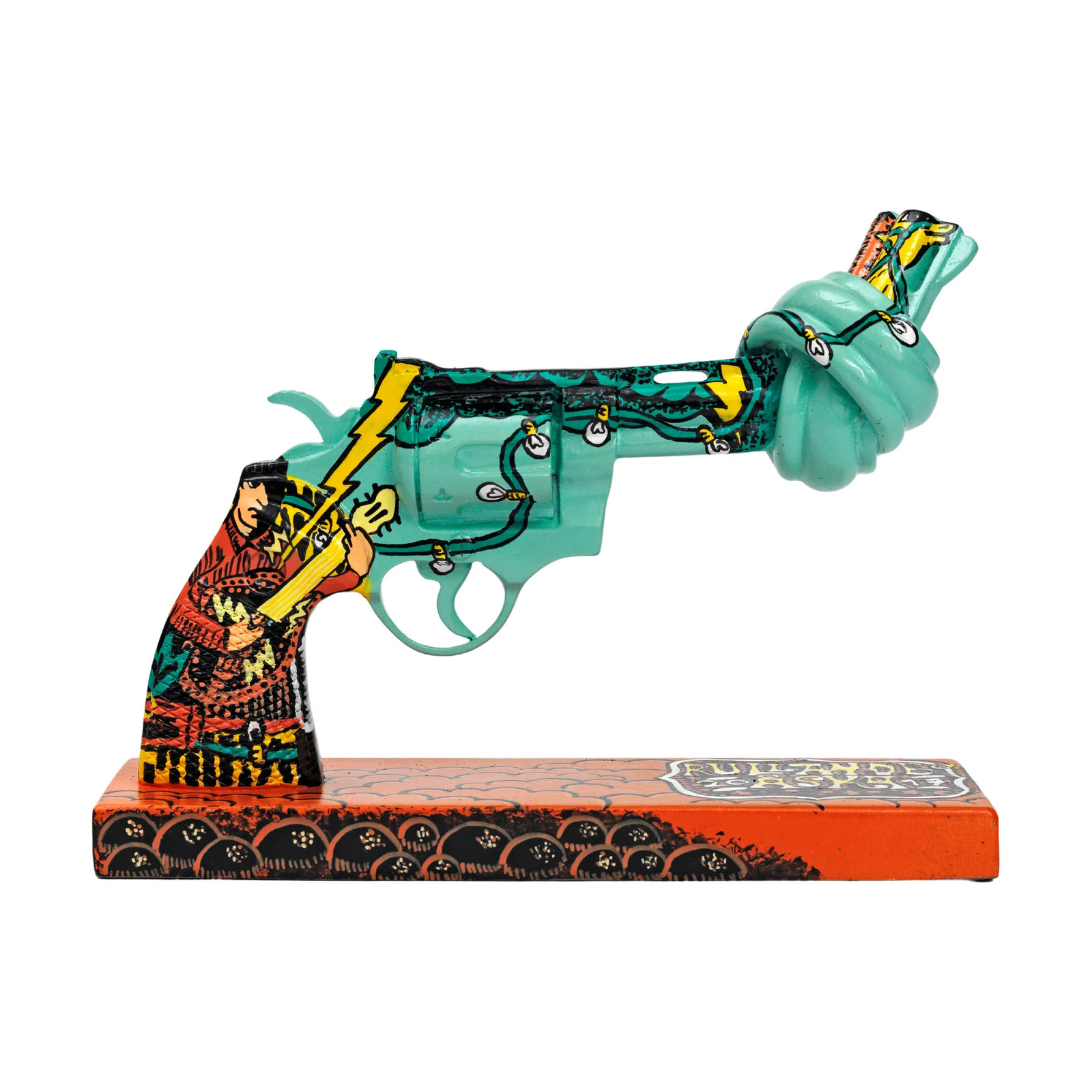 Non Violence Peace n Luv decoratie, Multi, 40 cm