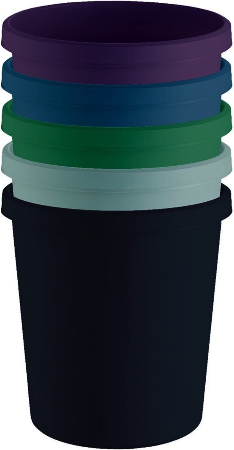 helit Papierkorb 18 l lichtgrau 331mm recycling K-Stoff (H64058.82)