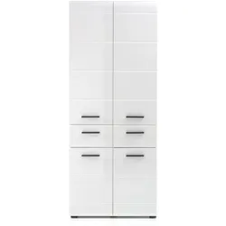 Ebuy24, Badezimmerschrank, Standtype SkinGloss Bad (60 x 31 x 182 cm)