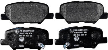 HELLA 8DB 355 020-291 Brake pad set
