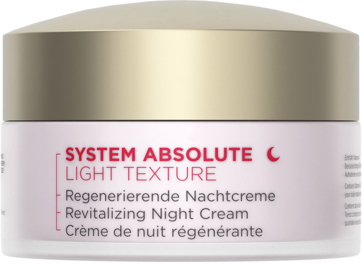 ANNEMARIE BÖRLIND SYSTEM ABSOLUTE SYSTEM ANTI-AGING Crema notte rigenerante leggera
