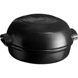 Emile Henry Grilltopf 0,5 l, schwarz