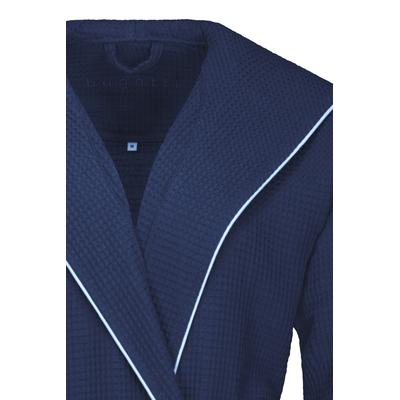 Bademantel BUGATTI Gr. M, blau (marine), M, 100% Baumwolle, Hausmäntel, Bademantel, in einem klassischen und komfortablen Style