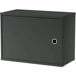 String System Hängeschrank mit Schwingtür Dunkelgrau 58/42/30