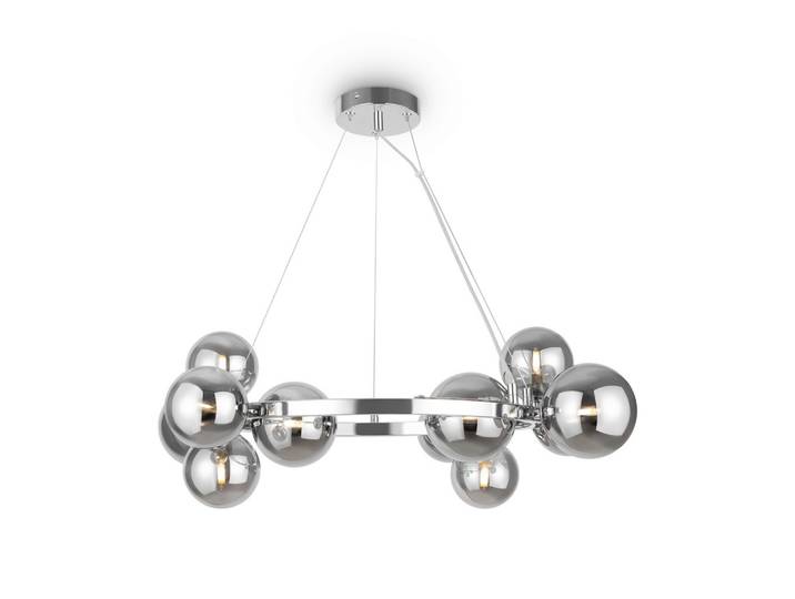 Pendelleuchte Dallas Chromfarben max. 28 Watt