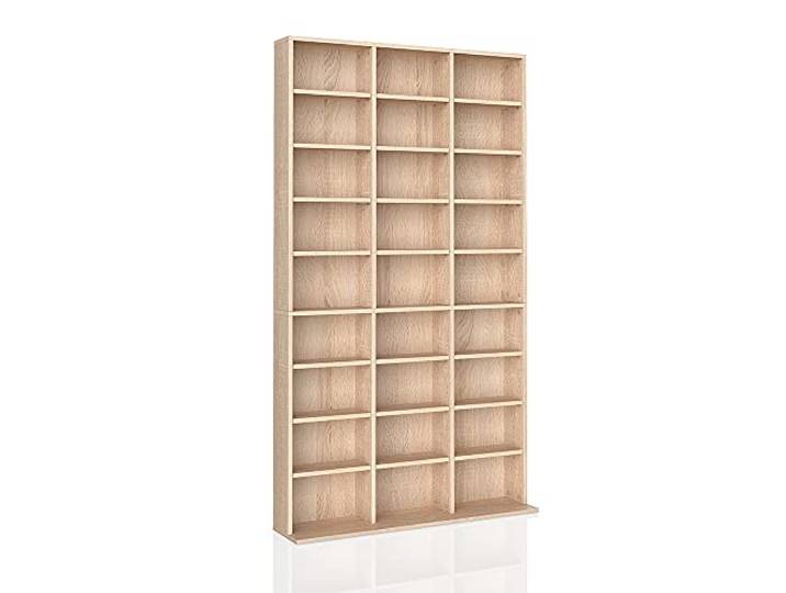Vicco Cd-Regal Jukebox , Sonoma, 102 x 178 cm zur stehenden und wandmontierbaren Medienaufbewahrung