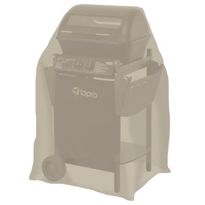 Grill-Schutzhülle TEPRO, braun, B:100cm H:90cm L:60cm, Polyester, Planen, für Gasgrill »Irvine«, BxL: 100x60 cm