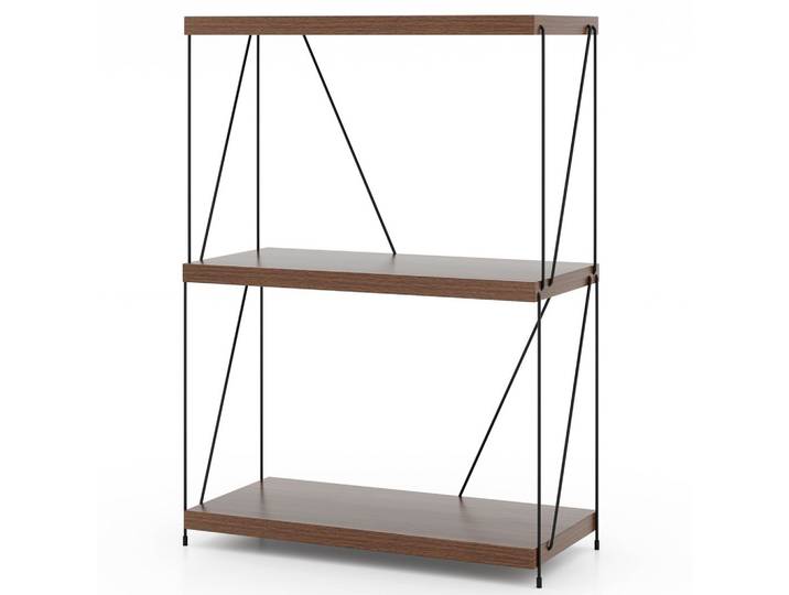 REGAL Vertikales Walnuss