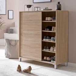 FineBuy Schuhschrank SV51780 Holz 20 Paar Schuhe Schuhregal Schuhkommode Groß