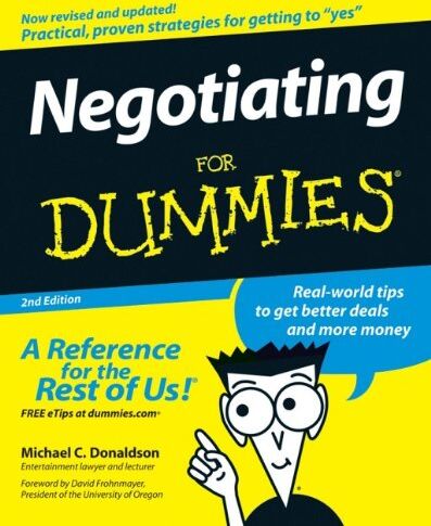 Donaldson, Michael C. - Negotiating For Dummies - Preis vom 09.10.2026 07:28:09 h