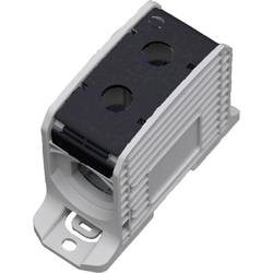 HoraeTec 087910-4-3 Reihenklemme PA Lichtgrau (RAL 7035), Schwarz 1polig 420 A, 340 A 600 V Leiter-Typ = L