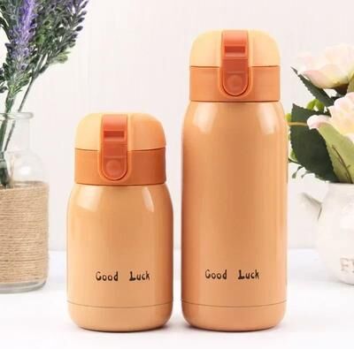 Uplift Essentials Mini Stainless Steel Thermos Cup orange 360ml