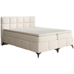 BOXBETT Solido mit Bettkasten 160x200 cm hellbeige