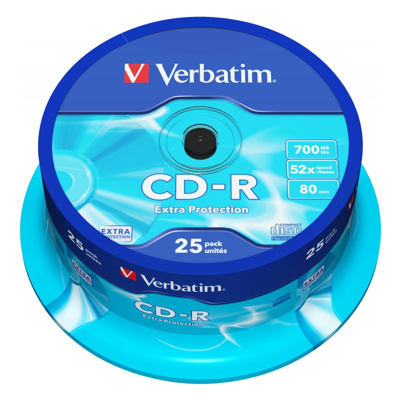 Verbatim CD-R 700 MB 25er Spindel (43432)