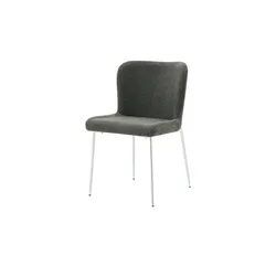 Bouclé-Polsterstuhl   ¦ schwarz ¦ Maße (cm): B: 50 H: 85 T: 62.0