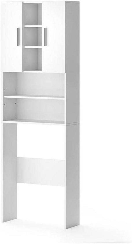 Waschkasten mit Stauraum - Weiß, 190 x 64 cm