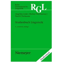Studienbuch Linguistik, Fachbücher von Angelika Linke, Markus Nussbaumer, Paul R Portmann