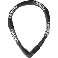 ABUS Zahlen-Kettenschloss Tresor 6807C/110 black 7 mm schwarz 110 cm