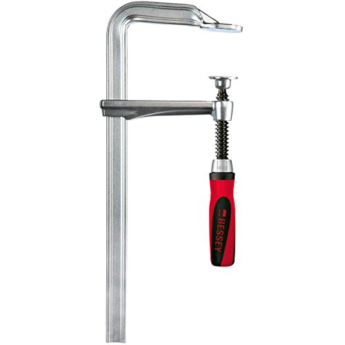 Bessey GZ 800/120 Ganzstahl-schroefklem met bicomponent handgreep (GZ80-12-2K)