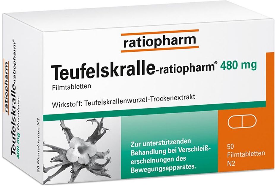 Teufelskralle-ratiopharm® 480 mg Filmtabletten