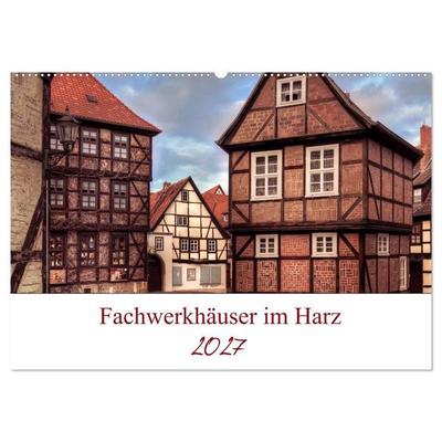 Fachwerkhäuser im Harz (Wandkalender 2027 DIN A2 quer), CALVENDO Monatskalender