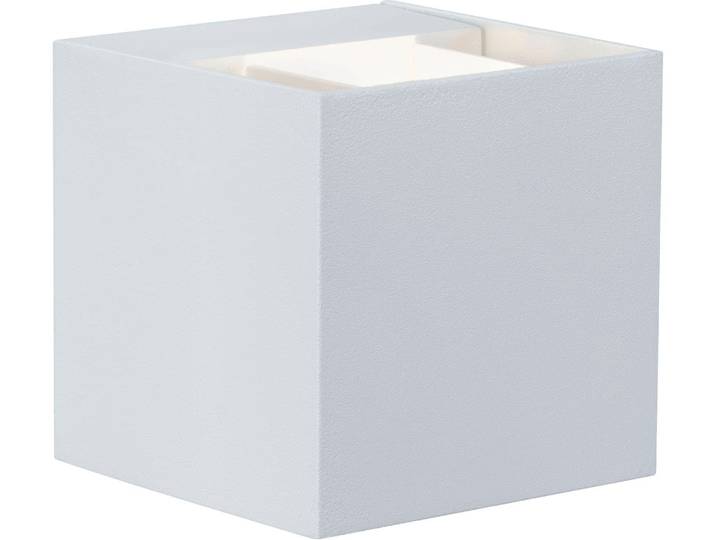 LED Außen-Wandleuchte PAULMANN Outdoor 230V Cybo LED 2x3,5W 230V IP65 eckig 80x80mm Grau Aluminium , weiß, B:8cm H:8cm T:8cm, Leuchten, LED Außen-Wandleuchte, Outdoor 230V Cybo LED 2x3,5W 230V IP65 eckig 80x80mm Aluminium