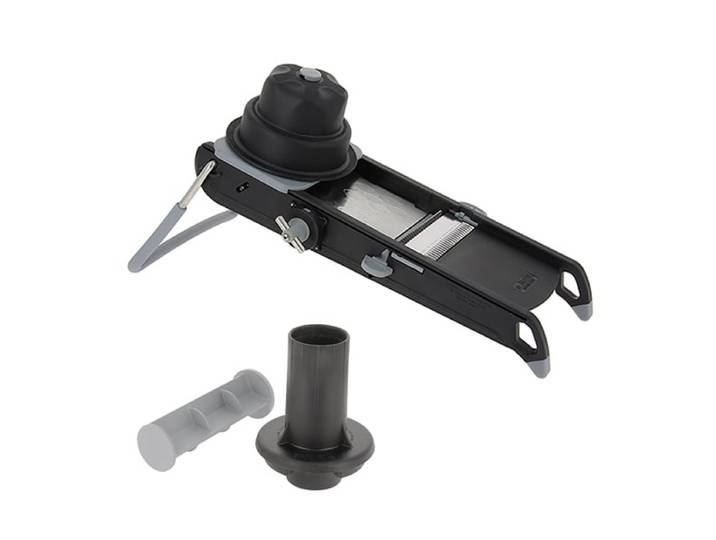 Lot mandoline swing Plus noir et accessoire rondelle Gravity De Buyer