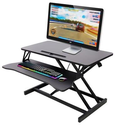 Kodotan sofa Adjustable Height Standing Laptop Desk,Adjustable Sit to Stand Up Workstation with Keyboard Tray
