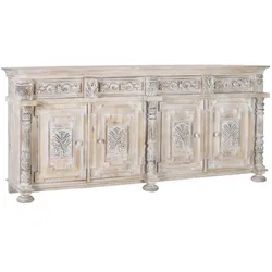 Sideboard Kommode aus Massivholz geschnitzt