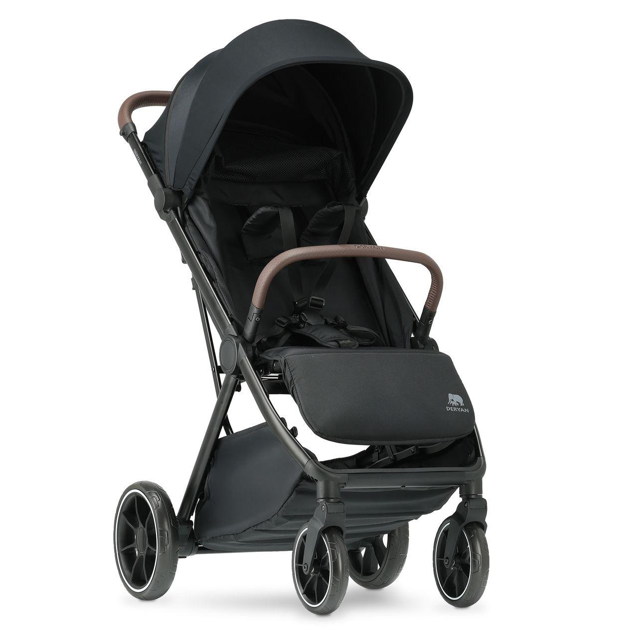 Deryan Rolo XL Buggy - Lichtgewicht Plooibuggy - Zwart