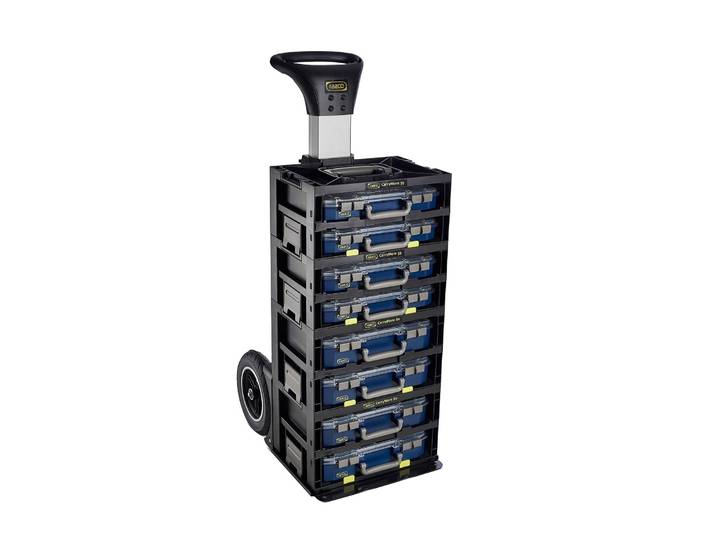 Raaco CM Trolley - CarryMore Mix 1 - Professioneel opslag- en transportsysteem - Zwart