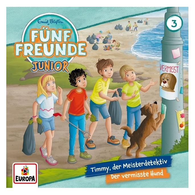 Europa Fünf Freunde Junior 3 - Timmy, der Meisterdetektiv/Der (Enid Blyton, Deutsch) (58844662)