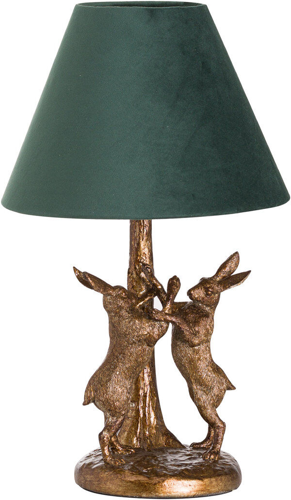 Astoria Grand Gaddy Resin Table Lamp Lamp Gold 48cm H X 28cm W X 28cm D