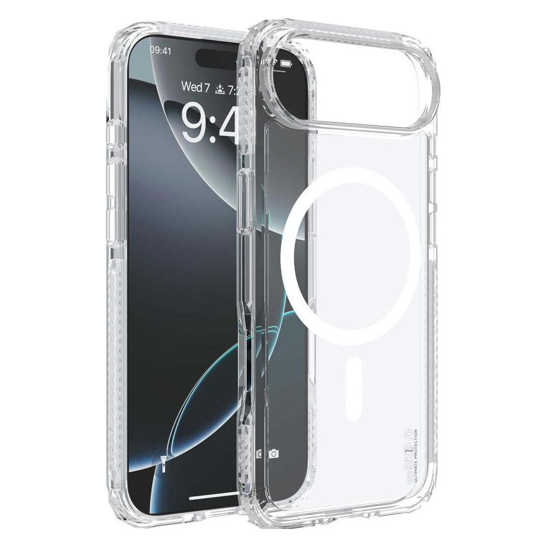 SoSkild Apple iPhone 17 Air Defend Case Magnetic Ring Transparent (Apple iPhone Air) (SOSIMP0139)