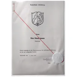 DURABLE Dokumentenhüllen A4 transparent