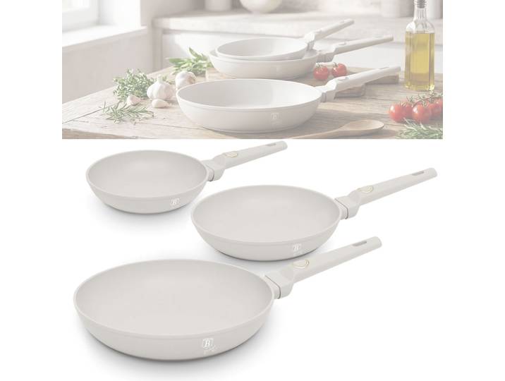 Bratpfannen-Set 3-teilig Ø 20/24/28cm, Sahara/Beige