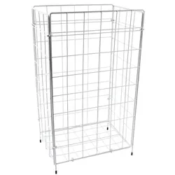 Franz Mensch Abfall-Gitterkorb 63 Liter weiß, 41x63x25.5 cm