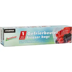 PAPSTAR Gefrierbeutel Polyethylen (PE) 1,0 l