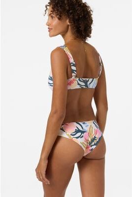 O'Neill s Cora Geo Comber Mid Rise Medium Bikini Bottoms, Size Large, Elastane/Polyamide