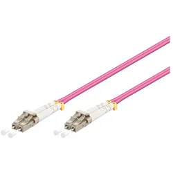 Wp WPC-FP4-5LCLC-020 Glasfaserkabel 2 m LC OM4 Violett (2 m), Netzwerkkabel