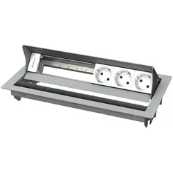 Kindermann, Steckdosenleiste, 7492000083. Breite: 340 mm, Höhe: 77 mm, Tiefe: 190 mm (3x)