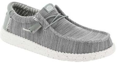 Hey Dude Wally Stretch Sox - Mens 7 Grey Oxford Shoes W