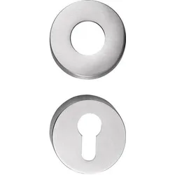 Ogro, Türgriff + Türgarnitur, Schlüsselrosette 6612 PZ AL Aluminium F1 Schildstärke 9 mm PZ rund (Türrosette)