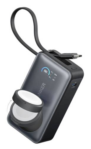 Anker MagGo Powerbank 10000 mAh Schwarz Statusanzeige