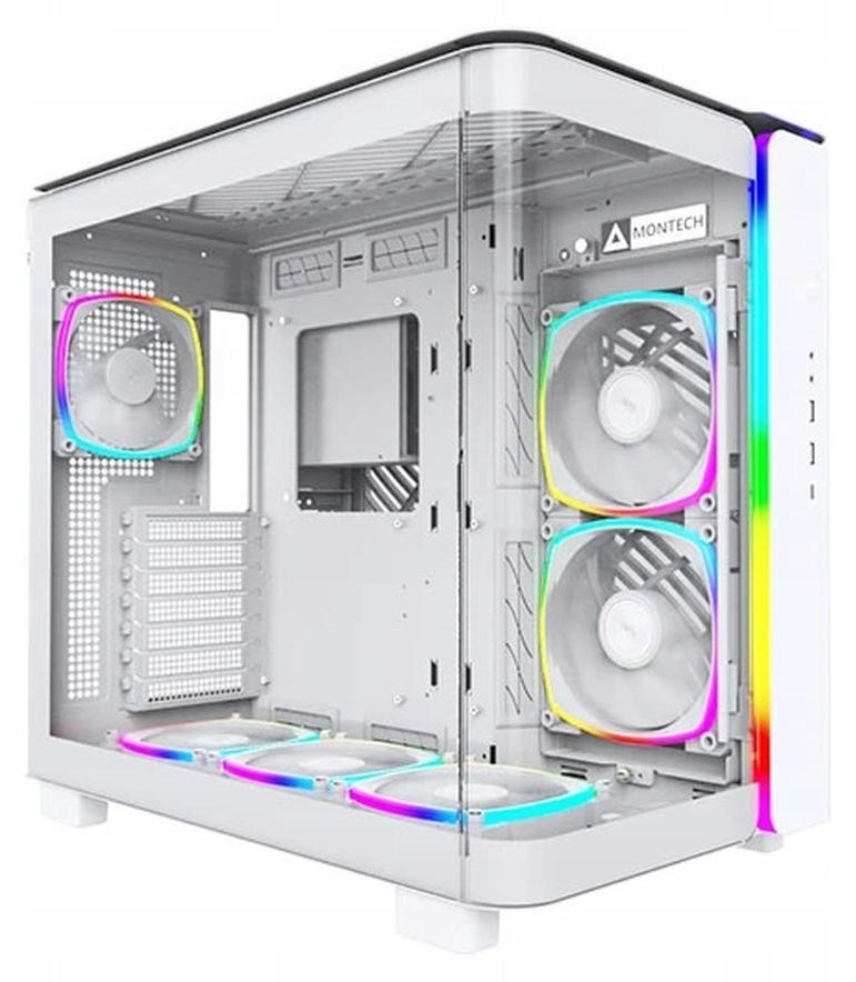 Montech KING 95 PRO behuizing wit met 2x gehard glas