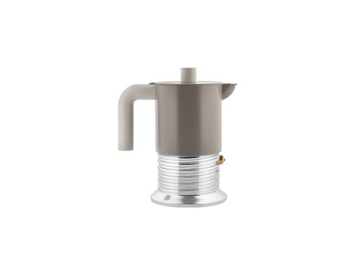 Alessi Vite PM01/3 WG Espressokocher, 3 Tassen – Grau