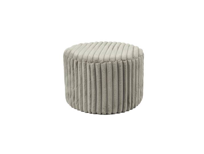 Livetastic Hocker, Hellgrau, Kunststoff, rund, 38 cm, Wohnzimmer, Hocker, Sitzhocker