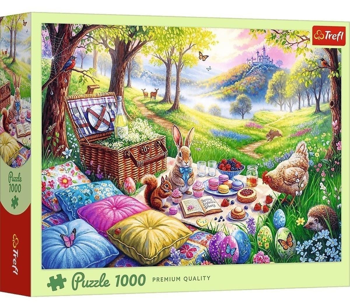 Trefl Puzzel 1000 stukjes Picknick op een weide