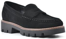 Women's Gunner Loafers by White Mountain in Black Suede (Size 7 M)